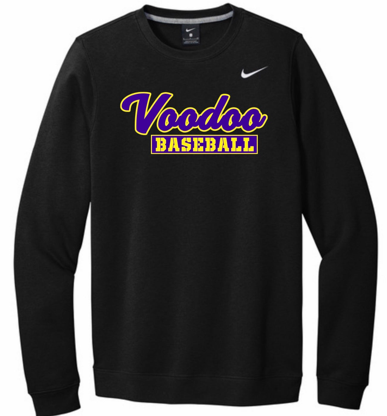 Nike Club Fleece Crew sweatshirt Blackout logo