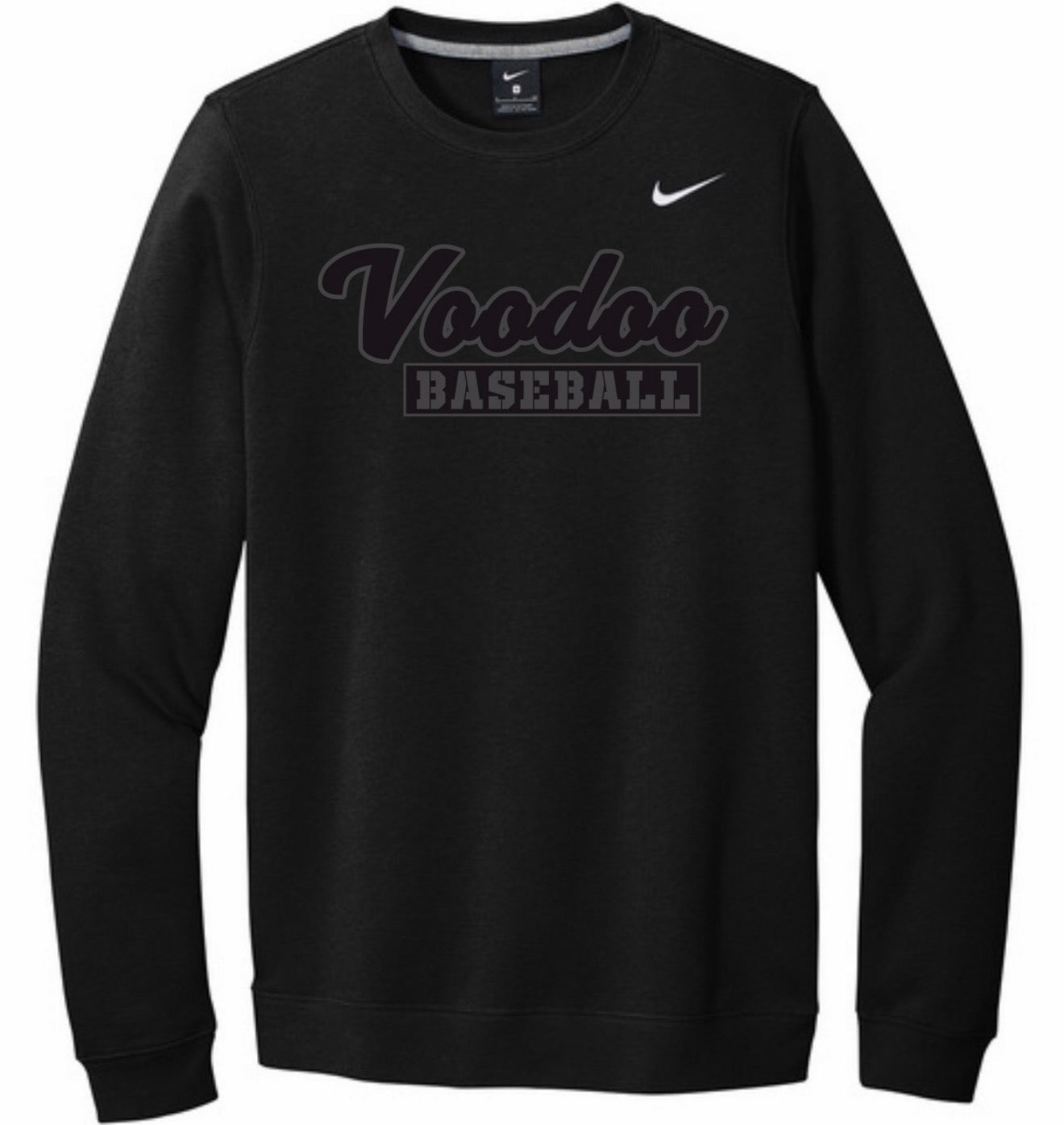 Nike Club Fleece Crew sweatshirt Blackout logo