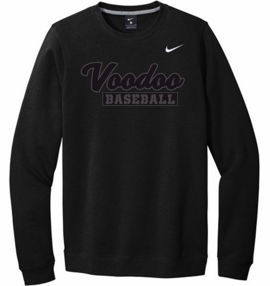 Nike Club Fleece Crew sweatshirt Blackout logo