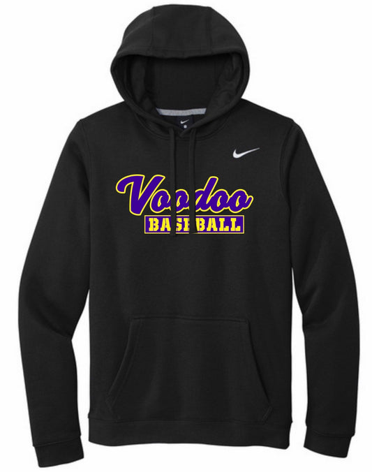 Nike Club Fleece Pullover Hoodie -Blackout logo